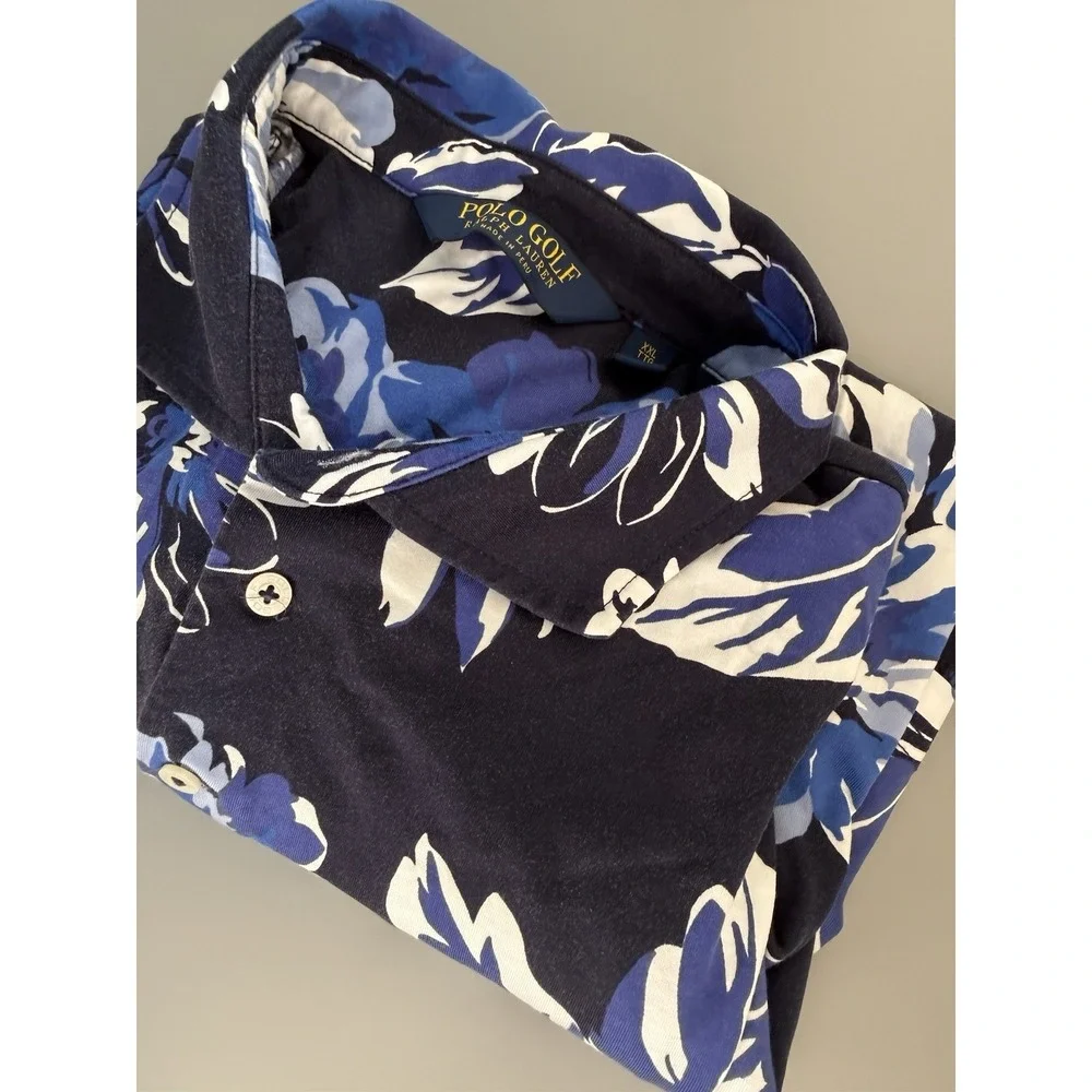 Polo Golf Ralph Lauren XXL Floral Polo Shirt. N6